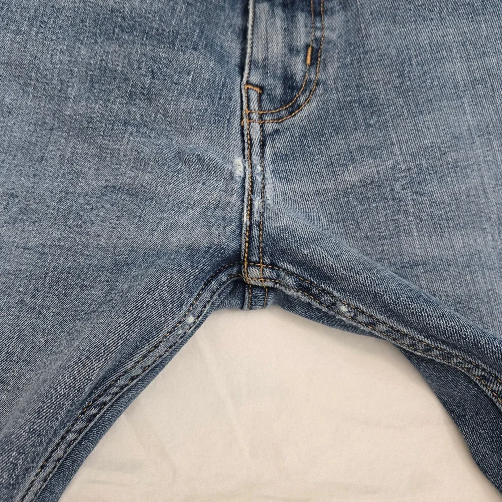 Levis Workwear Fit Jeans 36x31 Dark Wash Stretch Heavy‎ Utility Denim 505 Style
